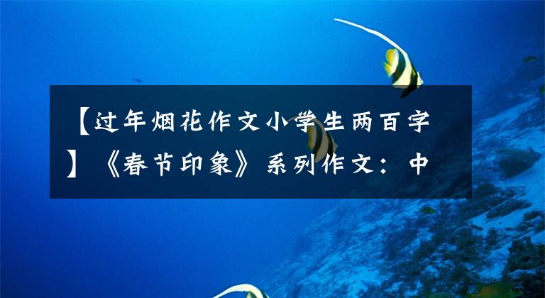 【过年烟花作文小学生两百字】《春节印象》系列作文：中国的红色繁荣