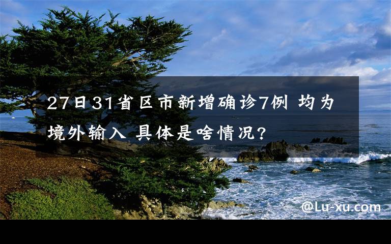 27日31省区市新增确诊7例 均为境外输入 具体是啥情况?