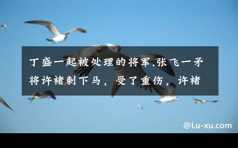 丁盛一起被处理的将军,张飞一矛将许褚刺下马，受了重伤，许褚后来还狂吗？