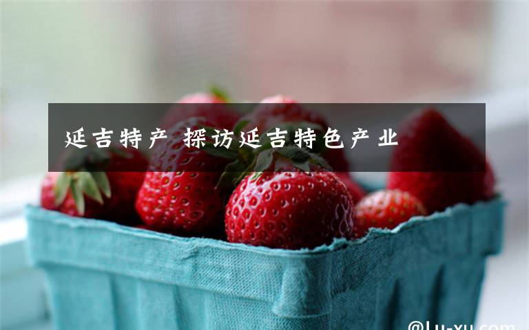 延吉特产 探访延吉特色产业