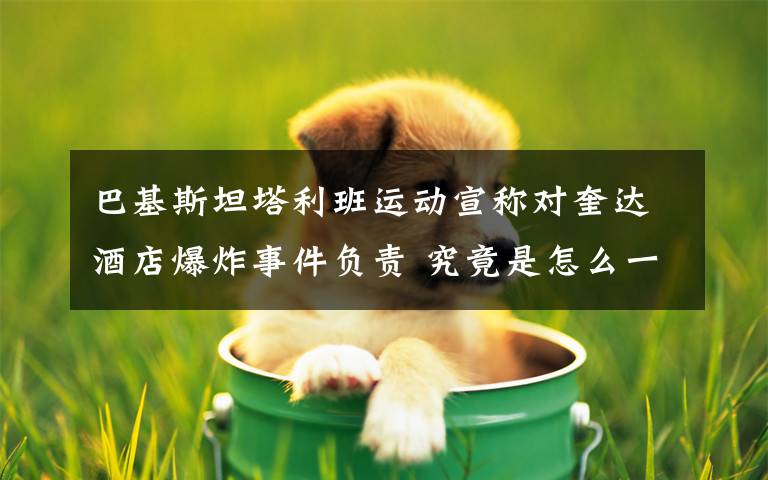 巴基斯坦塔利班运动宣称对奎达酒店爆炸事件负责 究竟是怎么一回事?