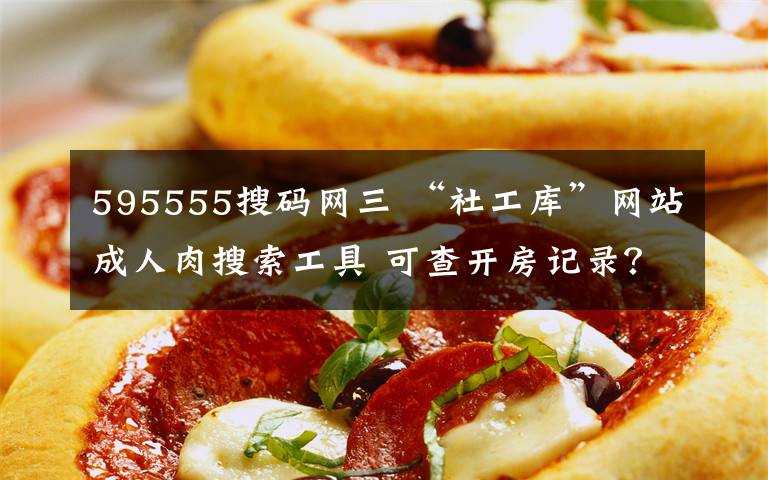 595555搜码网三 “社工库”网站成人肉搜索工具 可查开房记录？