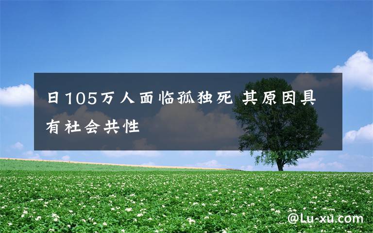 日105万人面临孤独死 其原因具有社会共性