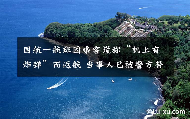 国航一航班因乘客谎称“机上有炸弹”而返航 当事人已被警方带走调查 登上网络热搜了！