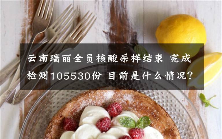 云南瑞丽全员核酸采样结束 完成检测105530份 目前是什么情况？