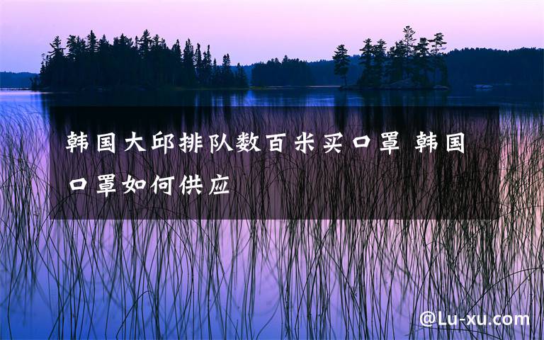 韩国大邱排队数百米买口罩 韩国口罩如何供应