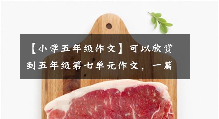 【小学五年级作文】可以欣赏到五年级第七单元作文，一篇《晨雾即景》版文章，朦胧的美丽是什么。