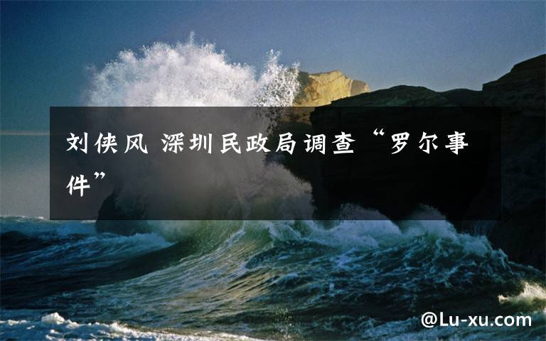 刘侠风 深圳民政局调查“罗尔事件”