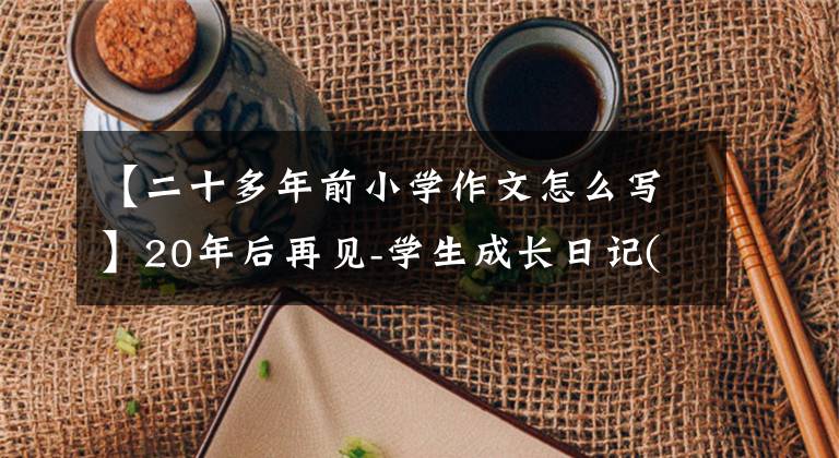 【二十多年前小学作文怎么写】20年后再见-学生成长日记(5)