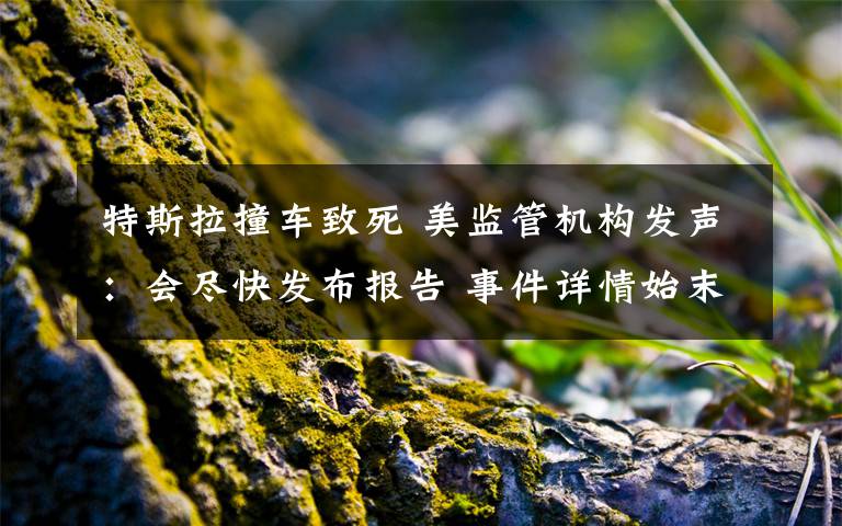 特斯拉撞车致死 美监管机构发声：会尽快发布报告 事件详情始末介绍！