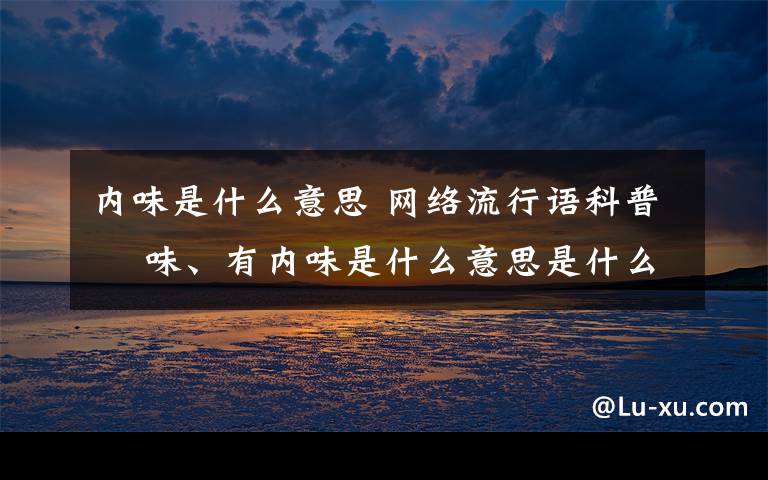 内味是什么意思 网络流行语科普 內味、有内味是什么意思是什么梗？