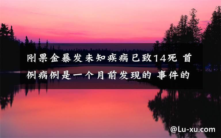 刚果金暴发未知疾病已致14死 首例病例是一个月前发现的 事件的真相是什么？