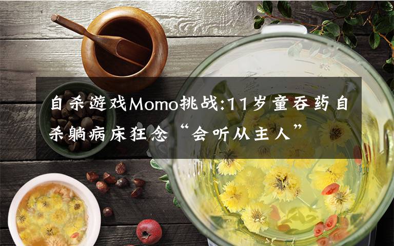 自杀游戏Momo挑战:11岁童吞药自杀躺病床狂念“会听从主人”