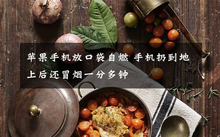苹果手机放口袋自燃 手机扔到地上后还冒烟一分多钟