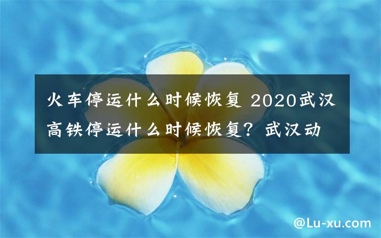 火车停运什么时候恢复 2020武汉高铁停运什么时候恢复？武汉动车恢复时间