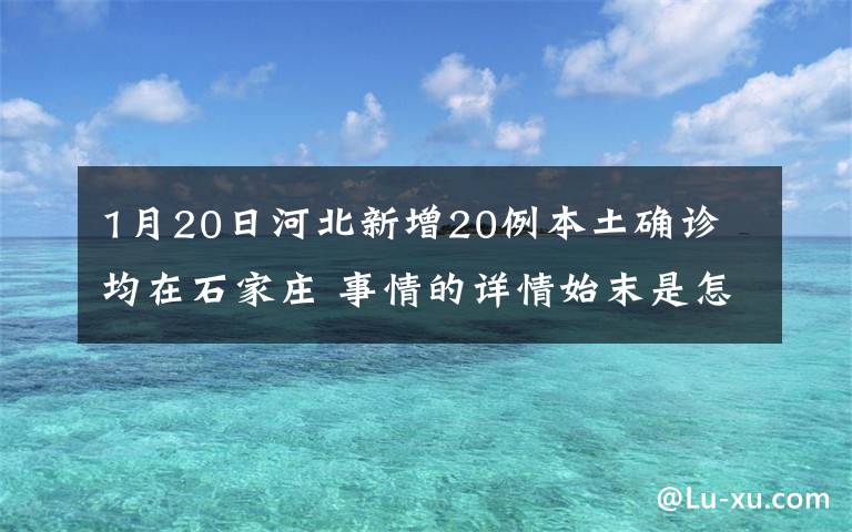 1月20日河北新增20例本土确诊 均在石家庄 事情的详情始末是怎么样了！