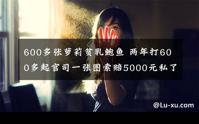 600多张萝莉贫乳鲍鱼 两年打600多起官司一张图索赔5000元私了赔偿标准不一 深圳猎图“碰瓷维权”？