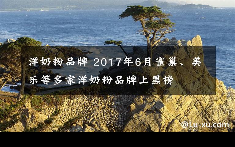 洋奶粉品牌 2017年6月雀巢、美乐等多家洋奶粉品牌上黑榜