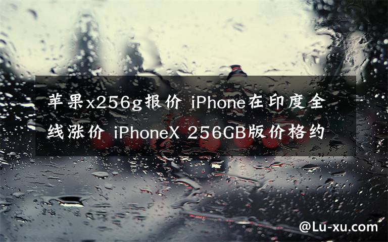 苹果x256g报价 iPhone在印度全线涨价 iPhoneX 256GB版价格约10873元