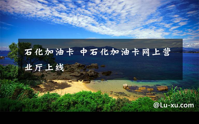 石化加油卡 中石化加油卡网上营业厅上线