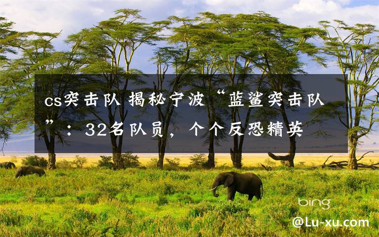 cs突击队 揭秘宁波“蓝鲨突击队”：32名队员，个个反恐精英