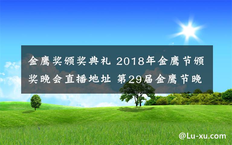 金鹰奖颁奖典礼 2018年金鹰节颁奖晚会直播地址 第29届金鹰节晚会直播平台及公布奖项