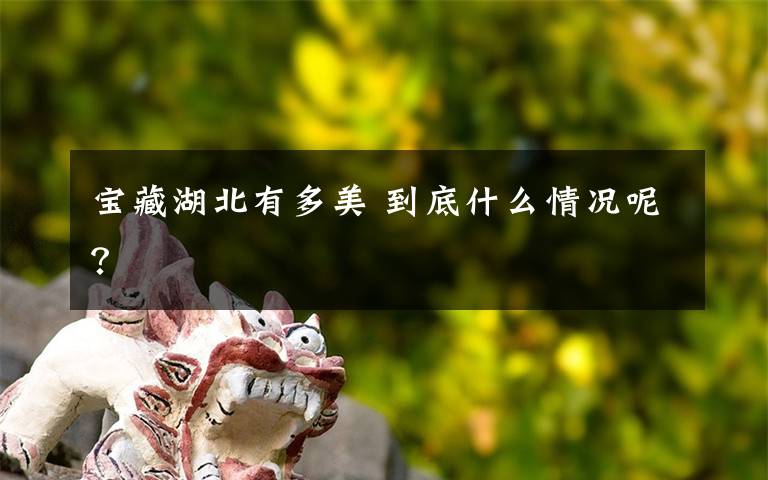 宝藏湖北有多美 到底什么情况呢？