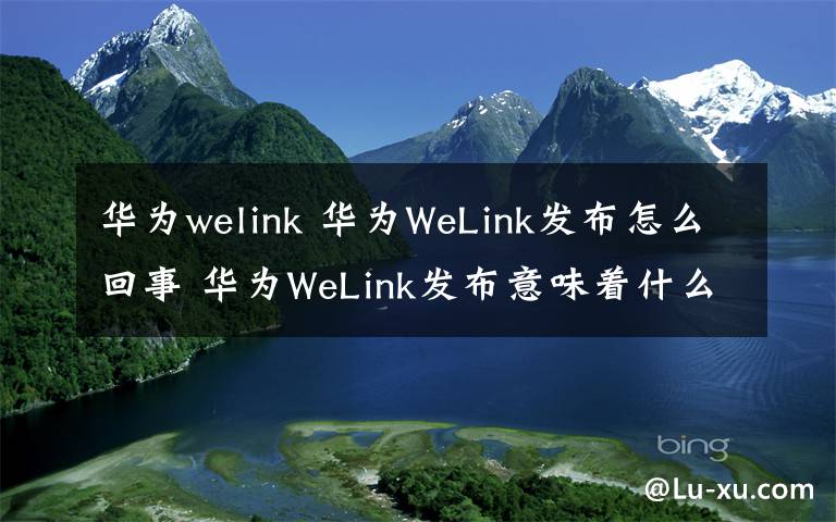 华为welink 华为WeLink发布怎么回事 华为WeLink发布意味着什么有哪些功能