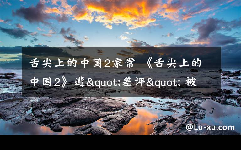 舌尖上的中国2家常 《舌尖上的中国2》遭"差评" 被指"三观不正"