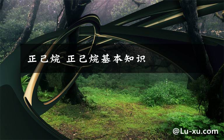 正己烷 正己烷基本知识
