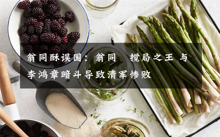 翁同酥误国：翁同龢搅局之王 与李鸿章暗斗导致清军惨败