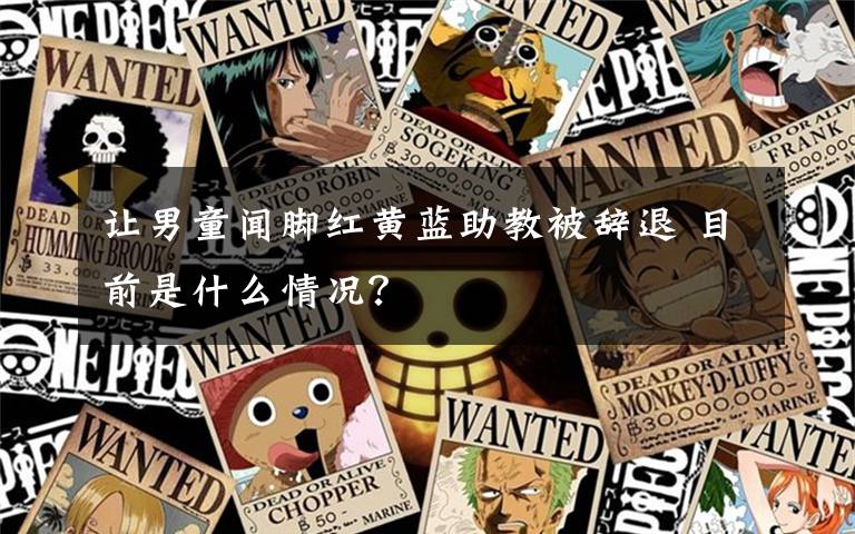 让男童闻脚红黄蓝助教被辞退 目前是什么情况？