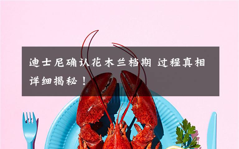 迪士尼确认花木兰档期 过程真相详细揭秘！