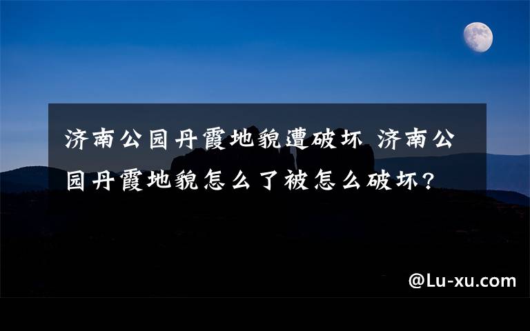 济南公园丹霞地貌遭破坏 济南公园丹霞地貌怎么了被怎么破坏?