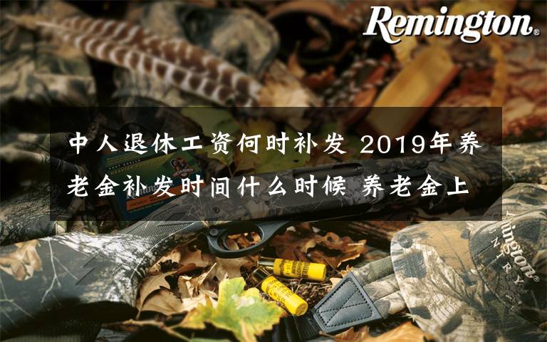 中人退休工资何时补发 2019年养老金补发时间什么时候 养老金上调新规标准