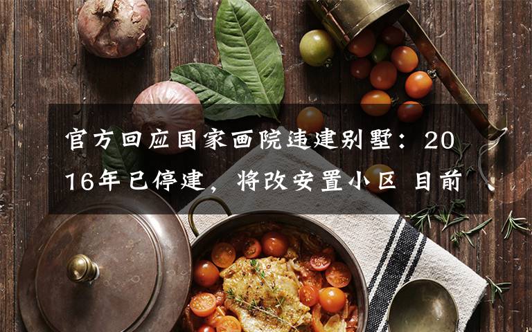 官方回应国家画院违建别墅：2016年已停建，将改安置小区 目前是什么情况？