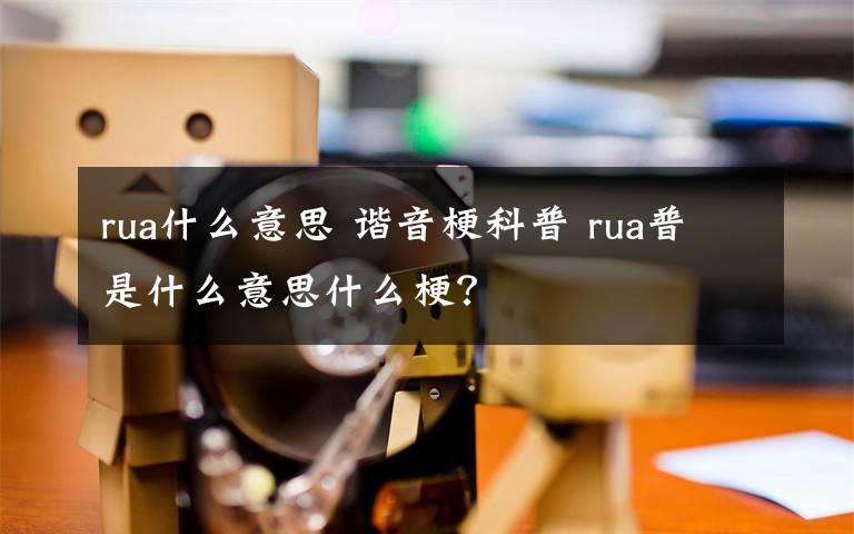 rua什么意思 谐音梗科普 rua普是什么意思什么梗？