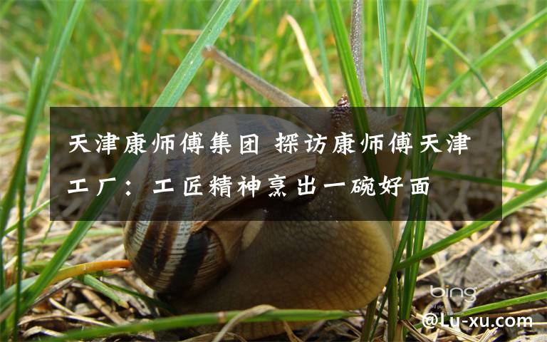 天津康师傅集团 探访康师傅天津工厂：工匠精神烹出一碗好面