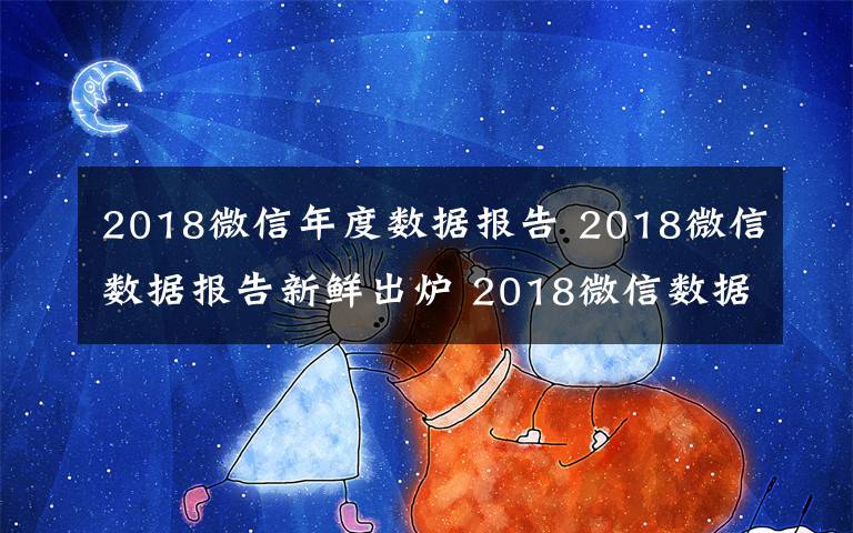 2018微信年度数据报告 2018微信数据报告新鲜出炉 2018微信数据报告在哪里看？