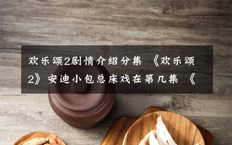 欢乐颂2剧情介绍分集 《欢乐颂2》安迪小包总床戏在第几集 《欢乐颂2》分集剧情介绍