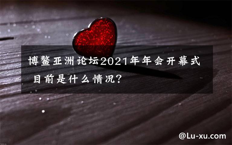 博鳌亚洲论坛2021年年会开幕式 目前是什么情况？