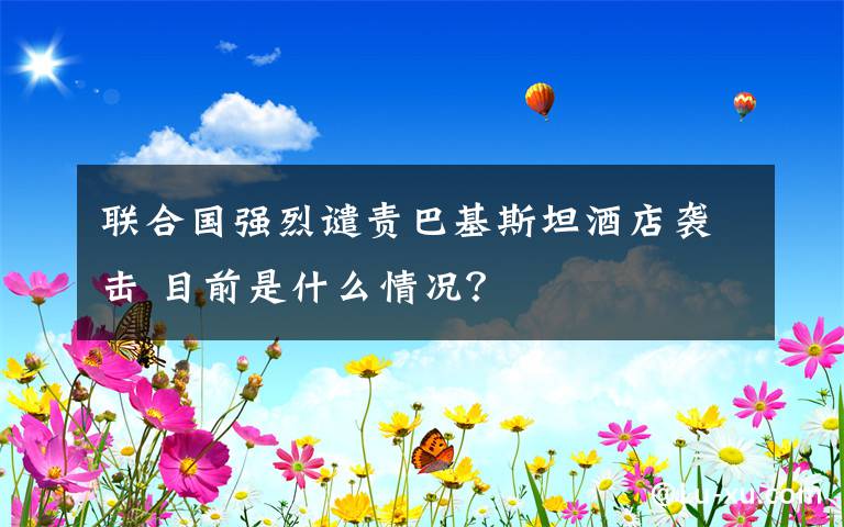 联合国强烈谴责巴基斯坦酒店袭击 目前是什么情况？