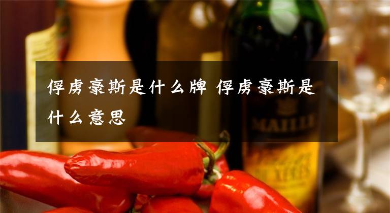 俘虏豪斯是什么牌 俘虏豪斯是什么意思