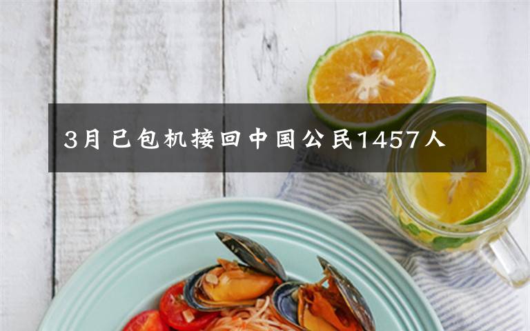 3月已包机接回中国公民1457人