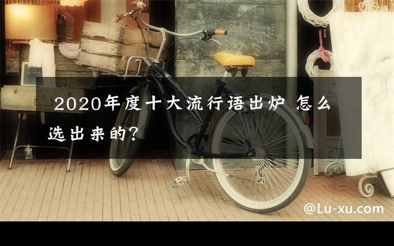  2020年度十大流行语出炉 怎么选出来的？