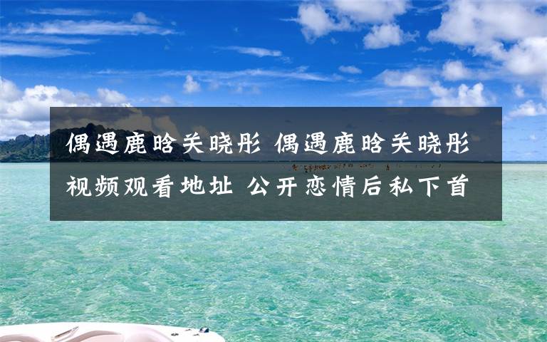 偶遇鹿晗关晓彤 偶遇鹿晗关晓彤视频观看地址 公开恋情后私下首次被拍