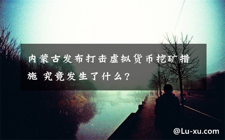 内蒙古发布打击虚拟货币挖矿措施 究竟发生了什么?