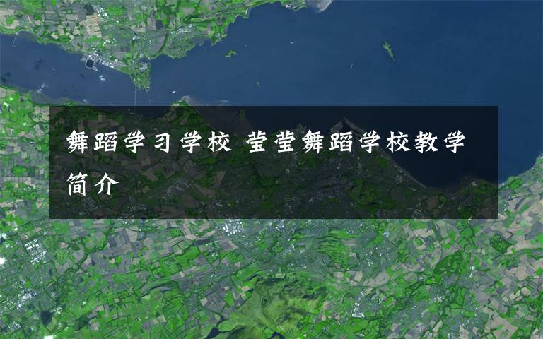 舞蹈学习学校 莹莹舞蹈学校教学简介