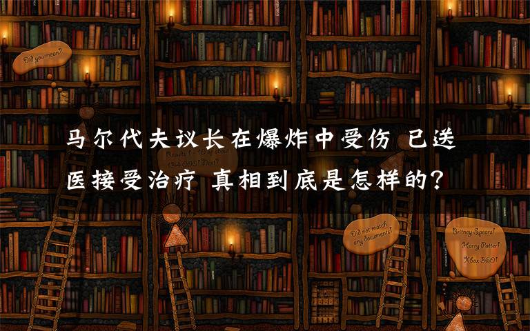 马尔代夫议长在爆炸中受伤 已送医接受治疗 真相到底是怎样的？