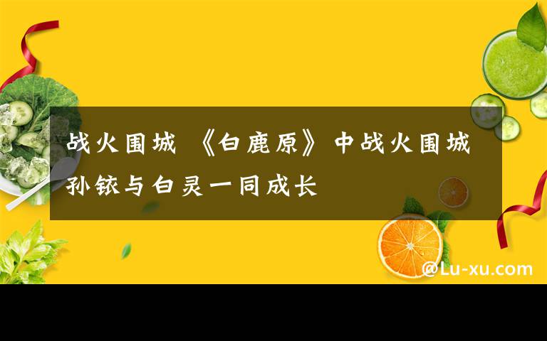 战火围城 《白鹿原》中战火围城孙铱与白灵一同成长